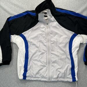 Vintage Kaelin Windbreaker Jacket Adult L Colorblock Dolman Sleeve
